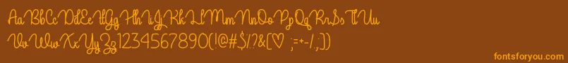 Más sobre la fuente GuysMyAgeOtf fuente GuysMyAgeOtf – Fuentes Naranjas Sobre Fondo Marrón