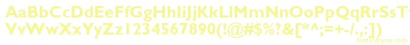 GillSansMtРџРѕР»СѓР¶РёСЂРЅС‹Р№ Font – Yellow Fonts