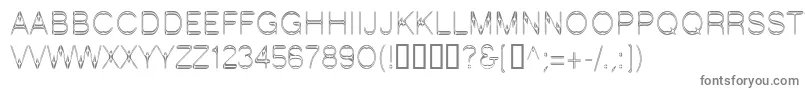 フォントLinotypeStartec – 白い背景に灰色の文字