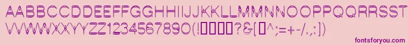 LinotypeStartec Font – Purple Fonts on Pink Background