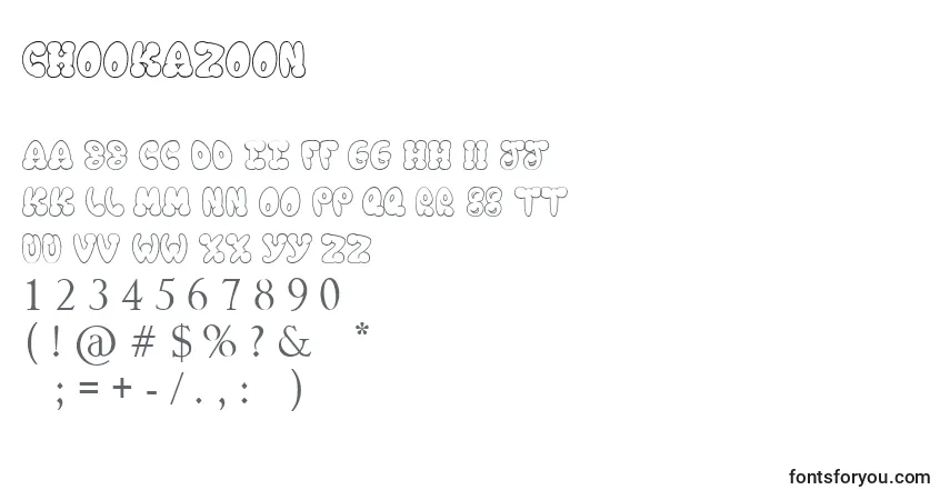 Шрифт ChookaZoon – алфавит, цифры, специальные символы
