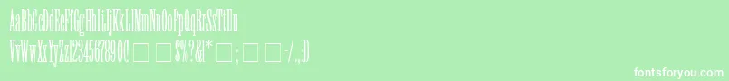 ElvenSsiLight Font – White Fonts on Green Background