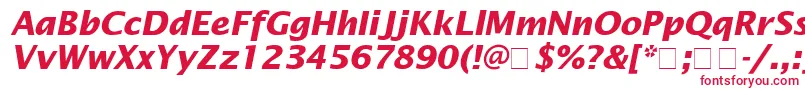 LucidaSansBolditalic Font – Red Fonts