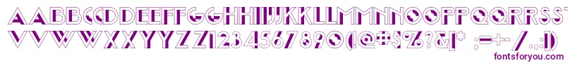 Joostamillionairenf Font – Purple Fonts on White Background