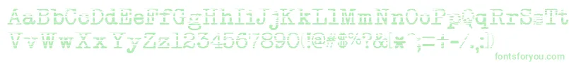 NeobulletinGradient Font – Green Fonts on White Background