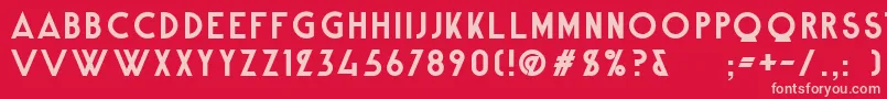 More about AlpineTypefaceCleanBold Font AlpineTypefaceCleanBold Font – Pink Fonts on Red Background