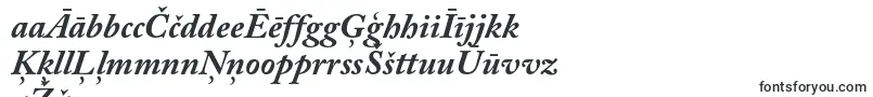 Więcej informacji o czcionce AcaslonproBolditalic Czcionka AcaslonproBolditalic – łotewskie czcionki