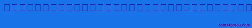 OpenFrontier Font – Purple Fonts on Blue Background