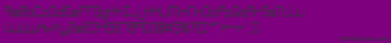 EnthuseBrk Font – Black Fonts on Purple Background