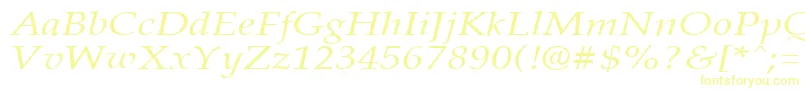 PalisadebroadItalic Font – Yellow Fonts