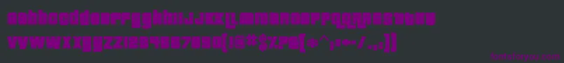 Pricedownink Font – Purple Fonts on Black Background