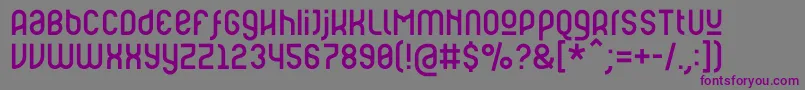 RulerModern Font – Purple Fonts on Gray Background