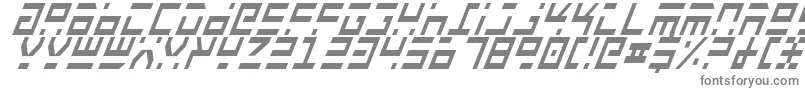 フォントRocktci – 白い背景に灰色の文字