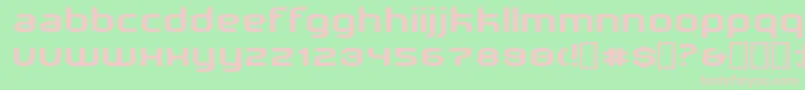 Шрифт NewDetroit – розовые шрифты на зелёном фоне