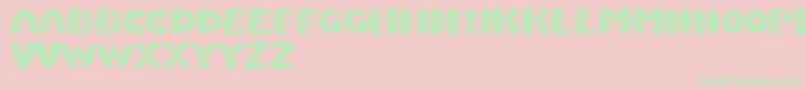 Marmeladpersonaluse Font – Green Fonts on Pink Background