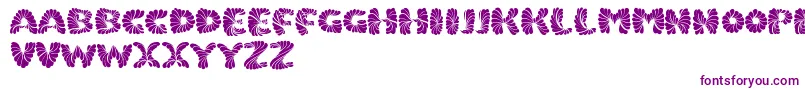 Marmeladpersonaluse Font – Purple Fonts on White Background