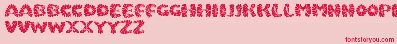 fuente Marmeladpersonaluse – Fuentes Rojas Sobre Fondo Rosa