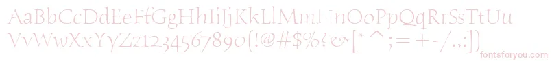 HumanaSerifItcLight Font – Pink Fonts