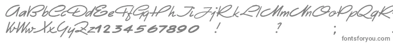 Eletroz Font – Gray Fonts on White Background