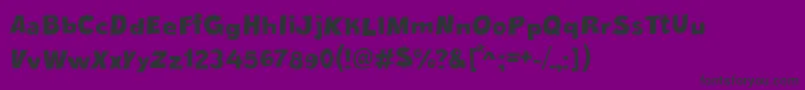 Шрифт CrazyKrabs – чёрные шрифты на фиолетовом фоне