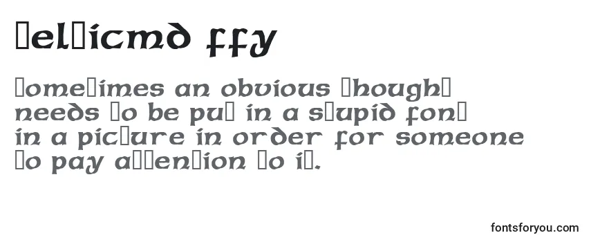 Celticmd ffy Font