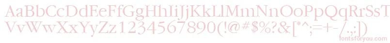 Garamondctt Font – Pink Fonts on White Background