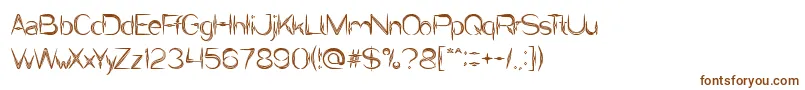 IvoryCulture-Schriftart – Braune Schriften