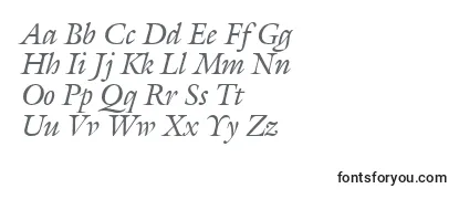 GalleryItalic Font