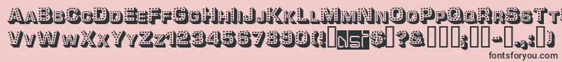 Tonight ffy Font – Black Fonts on Pink Background