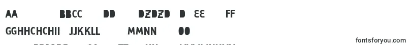 Шрифт Vtks Caps Loco – словацкие шрифты