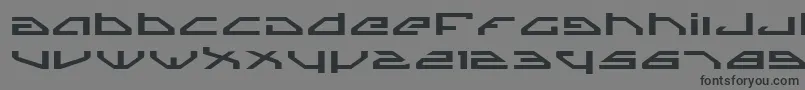SpylordExpanded Font – Black Fonts on Gray Background