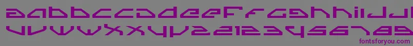SpylordExpanded Font – Purple Fonts on Gray Background