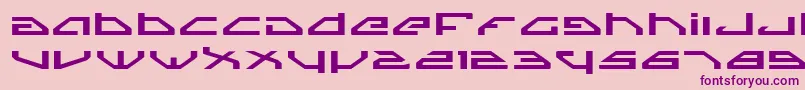 SpylordExpanded Font – Purple Fonts on Pink Background