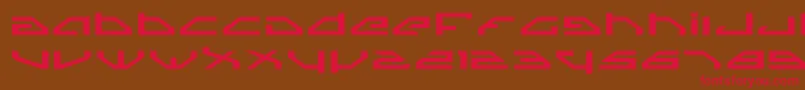 Шрифт SpylordExpanded – красные шрифты на коричневом фоне