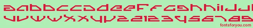 SpylordExpanded Font – Red Fonts on Green Background