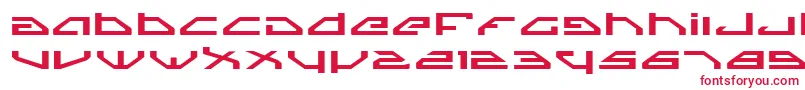 SpylordExpanded Font – Red Fonts on White Background