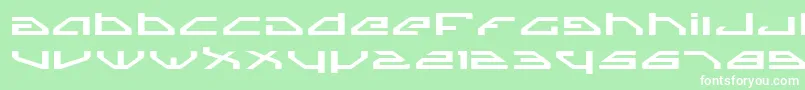 SpylordExpanded Font – White Fonts on Green Background