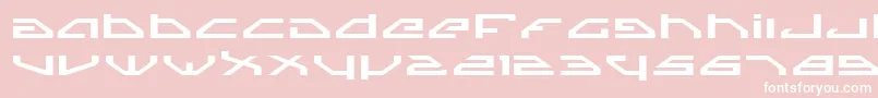SpylordExpanded Font – White Fonts on Pink Background