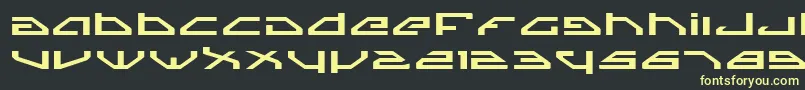 SpylordExpanded Font – Yellow Fonts on Black Background