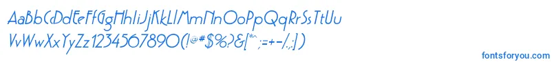 Police GatsbyflfBolditalic – polices bleues