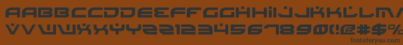 Battlefield Font – Black Fonts on Brown Background