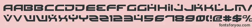 Weitere Informationen zur Battlefield-Schriftart Battlefield-Schriftart – Schwarze Schriften auf rosa Hintergrund