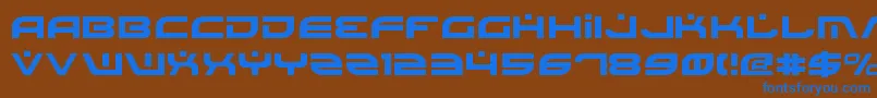 Battlefield-fontti – siniset fontit ruskealla taustalla