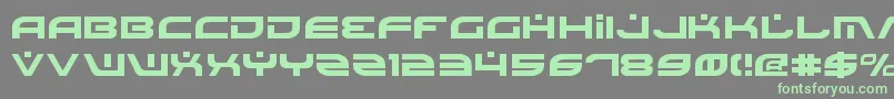 Czcionka Battlefield – zielone czcionki na szarym tle