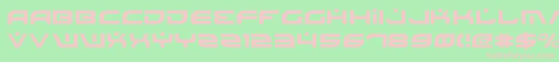 Battlefield Font – Pink Fonts on Green Background