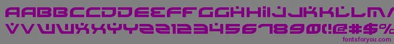 Battlefield-fontti – violetit fontit harmaalla taustalla