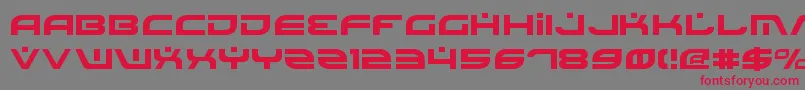 Battlefield-Schriftart – Rote Schriften auf grauem Hintergrund