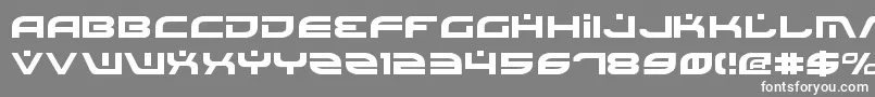 Battlefield Font – White Fonts on Gray Background
