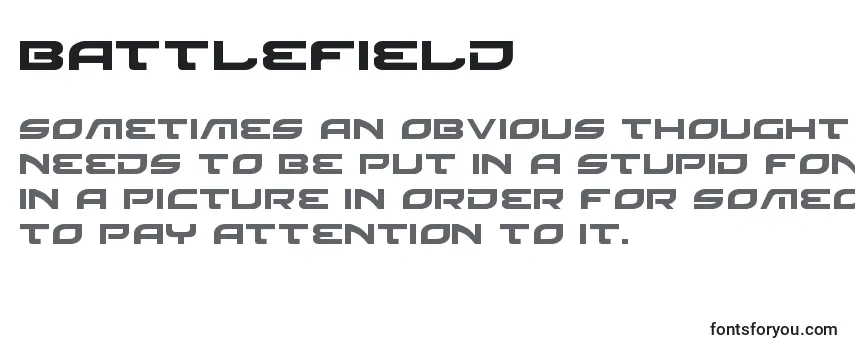 Review of the Battlefield Font