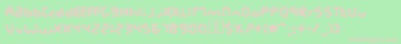 EndlessshowroomBlack Font – Pink Fonts on Green Background